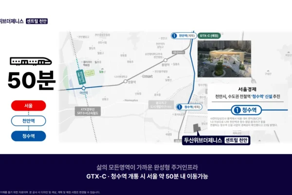 두산위브더제니스 센트럴 천안 입지안내 006 두산위브더제니스 센트럴 천안 입지안내 006